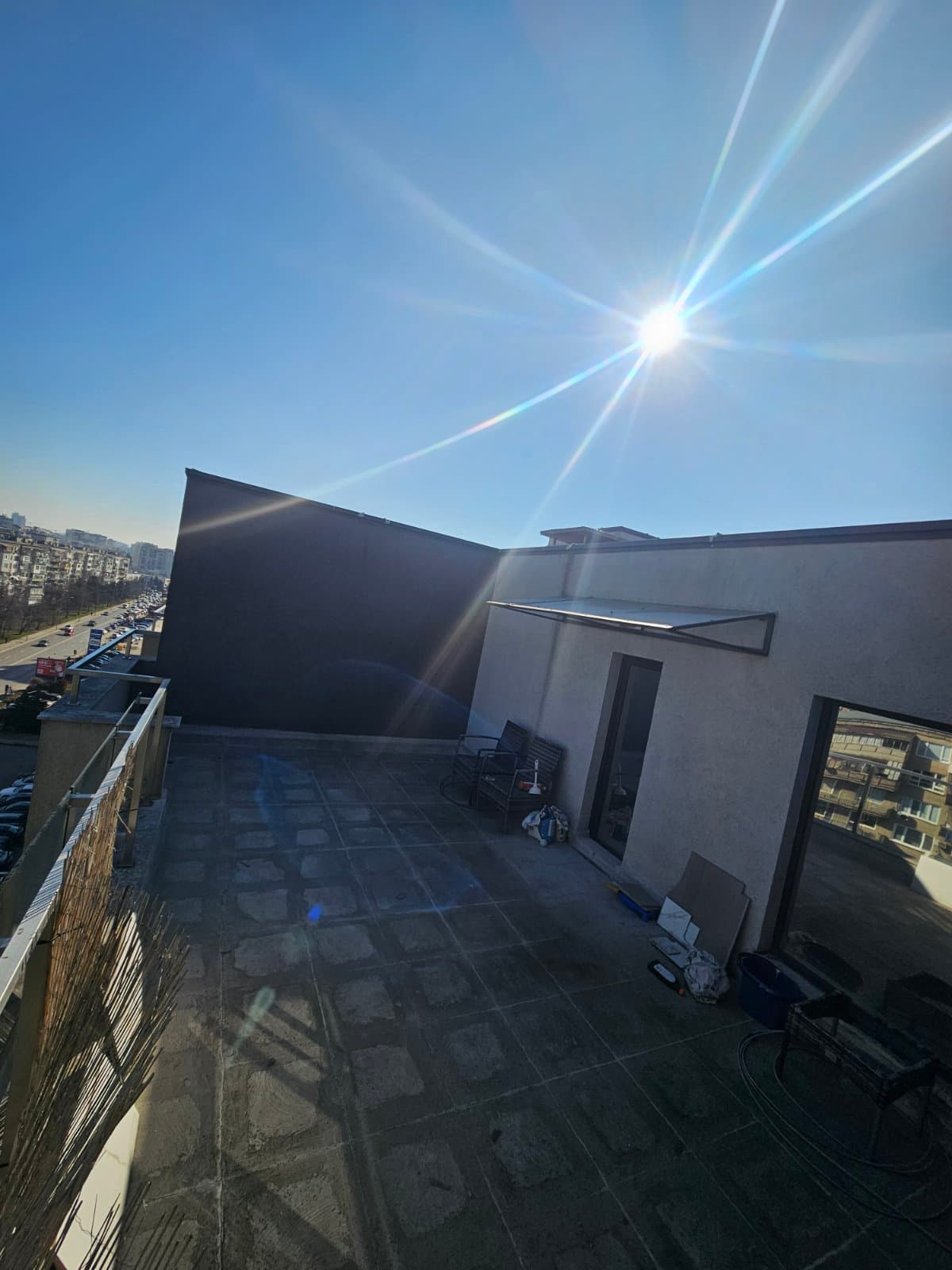 Завършена покривна тераса